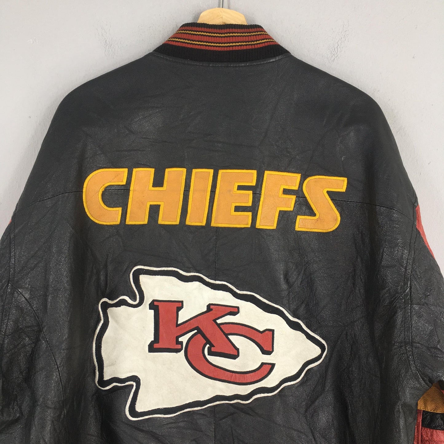 Kansas City Chiefs Nfl Football Carl Banks Varsity Jacket XLarge