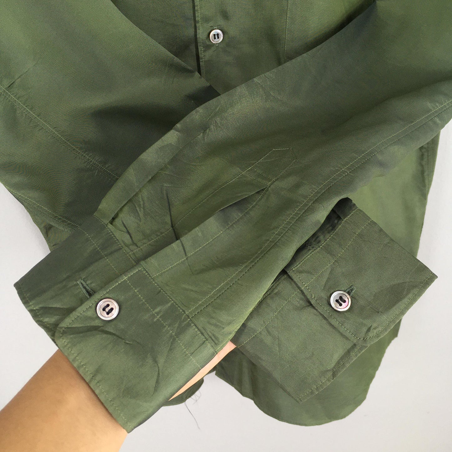 AD1996 Comme Des Garcons Homme Plus Green Shirt Medium