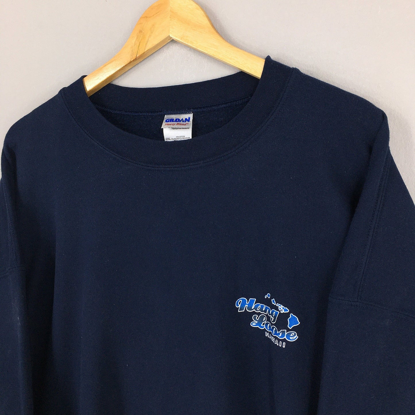 Hang Loose Hawaii Beach Sweatshirt 2XLarge