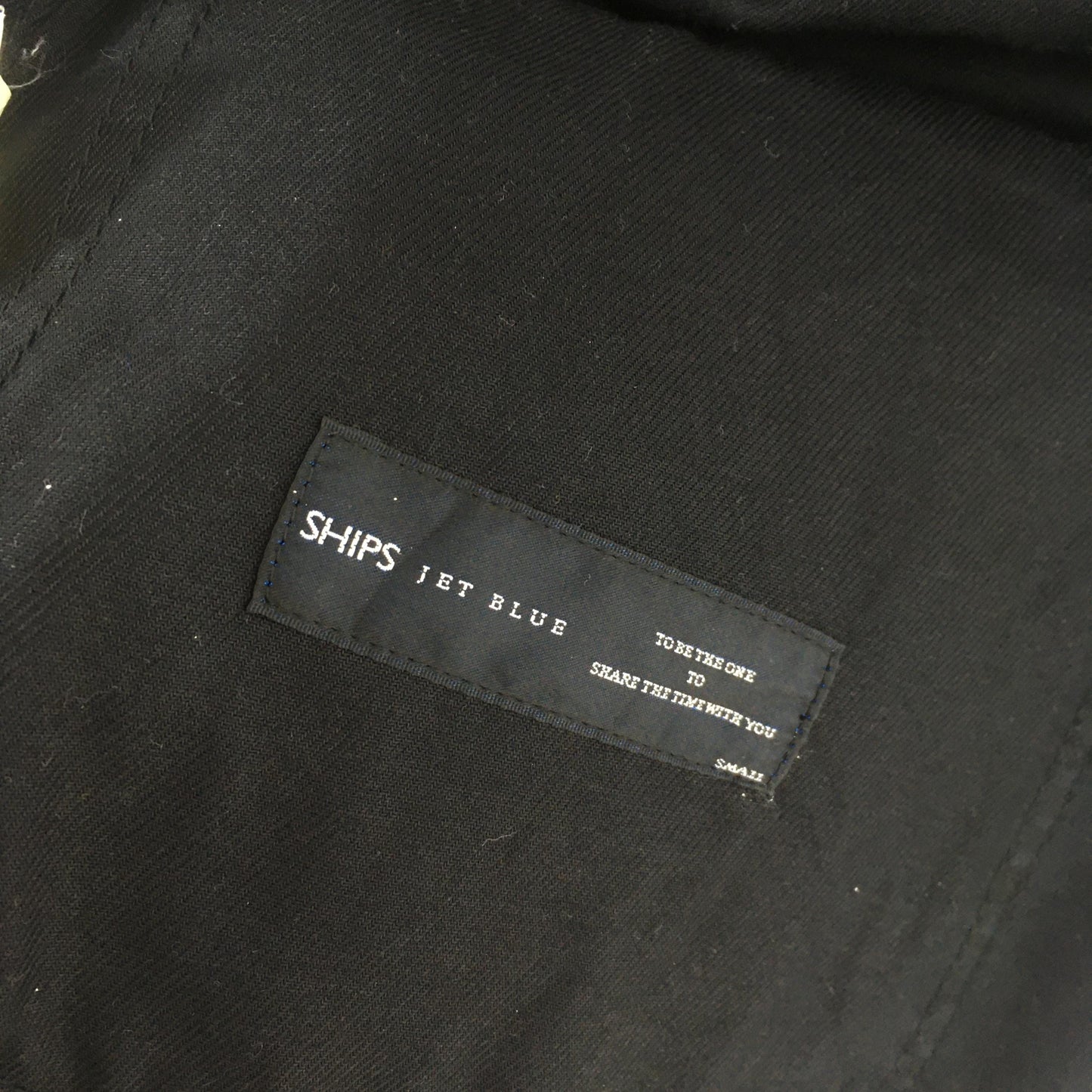 Ships Japan Black Workers Jacket Small