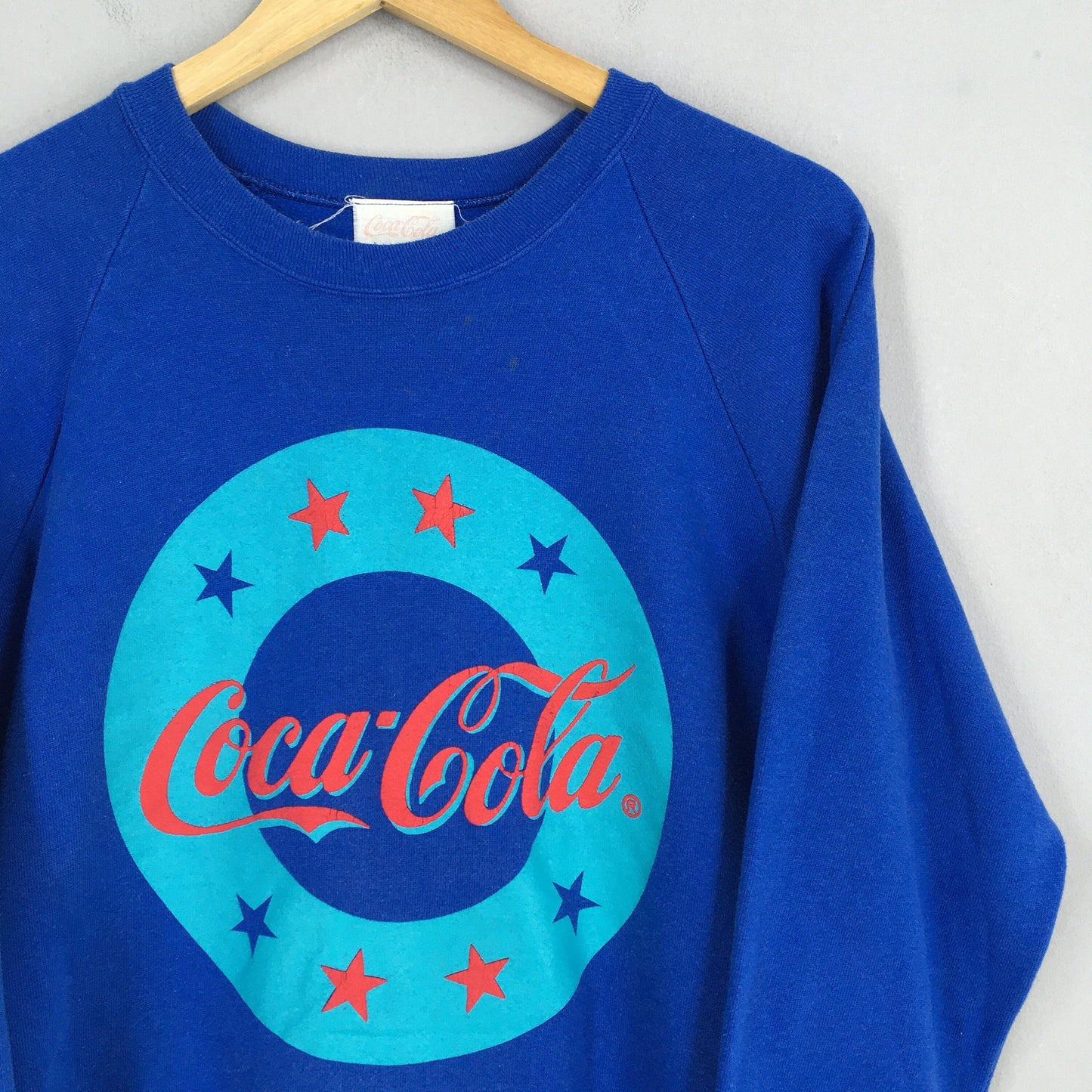 Coca Cola Printed Logo Sweatshirt Large