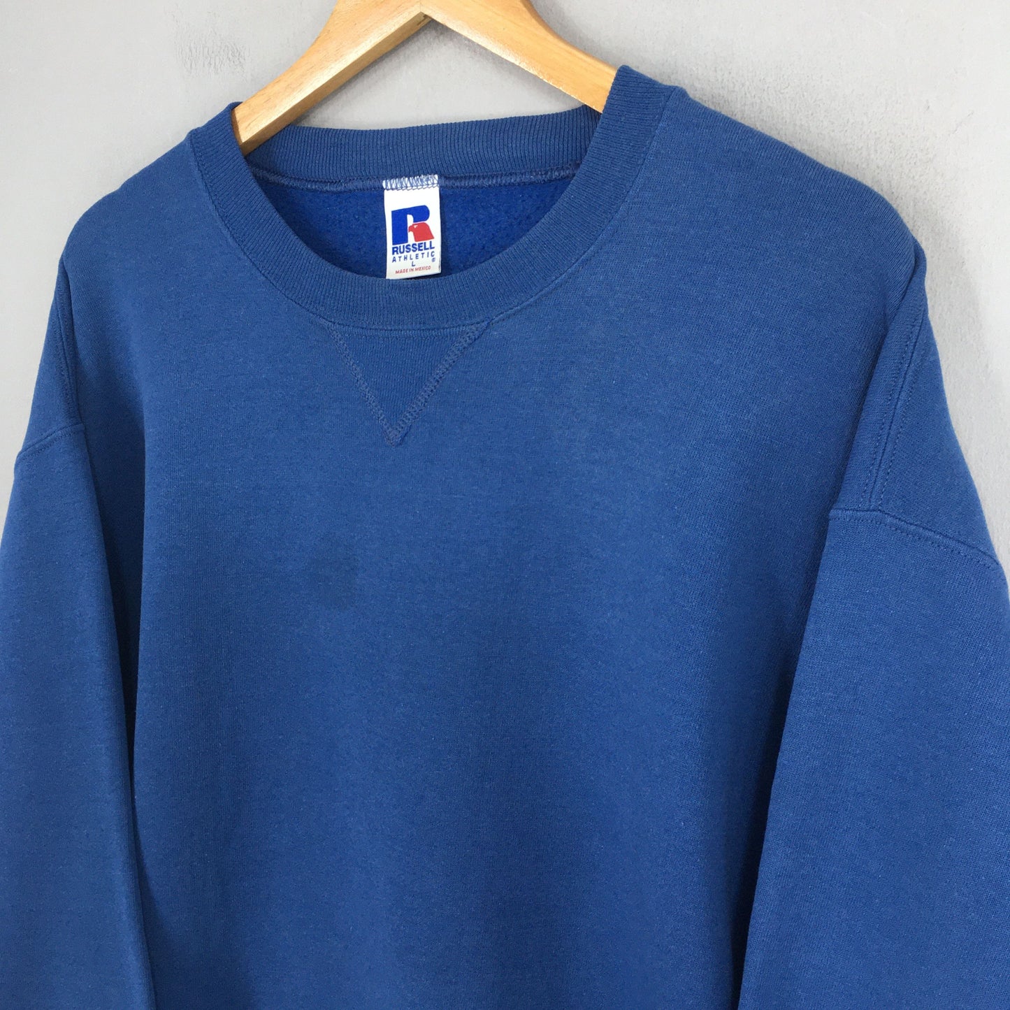 Russell Athletic Blue Plain Sweatshirt Large