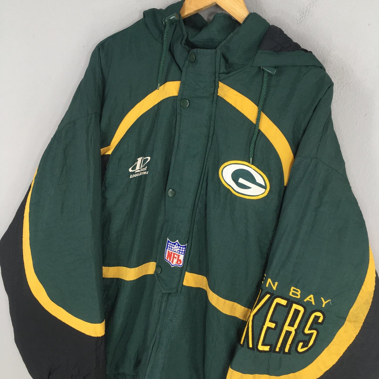 Green Bay Packers Football Bomber Jacket XLarge
