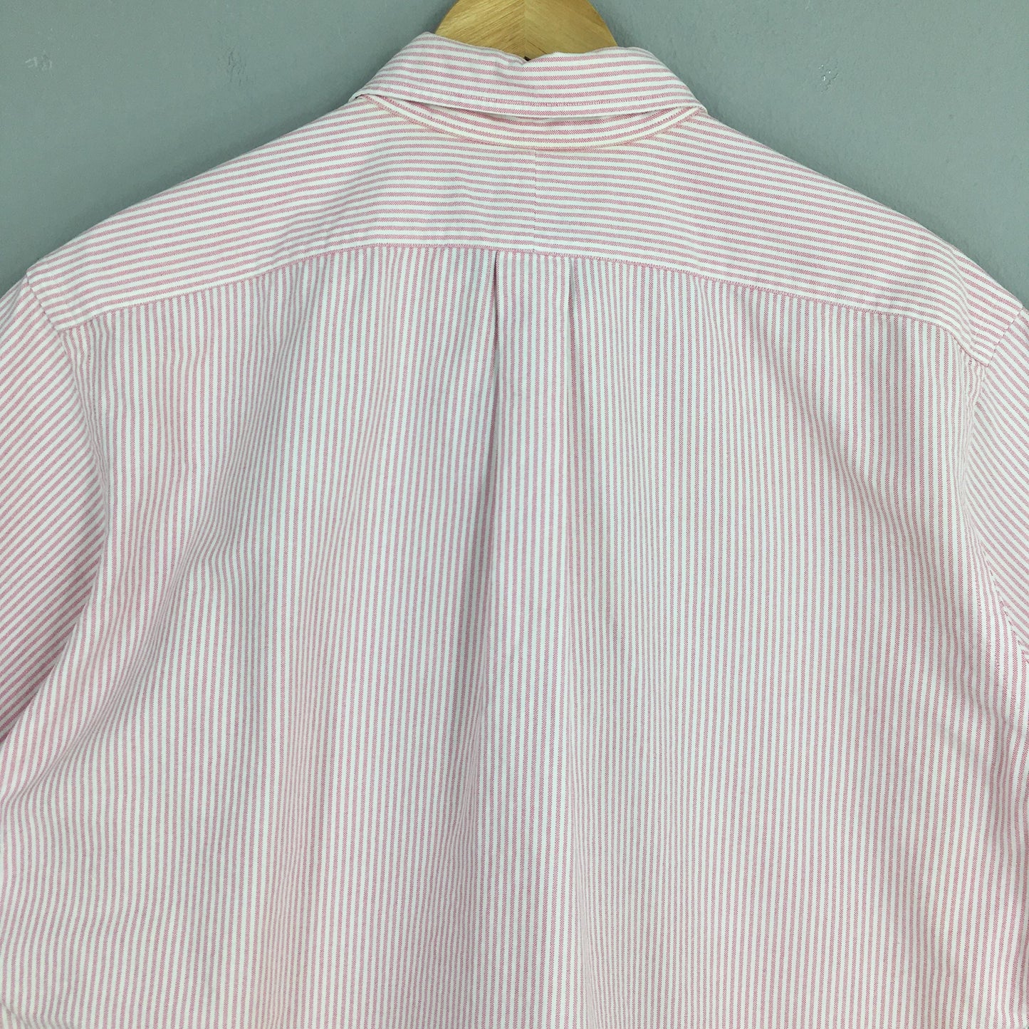 Polo Ralph Lauren Vertical Pink/White Striped Shirt Large