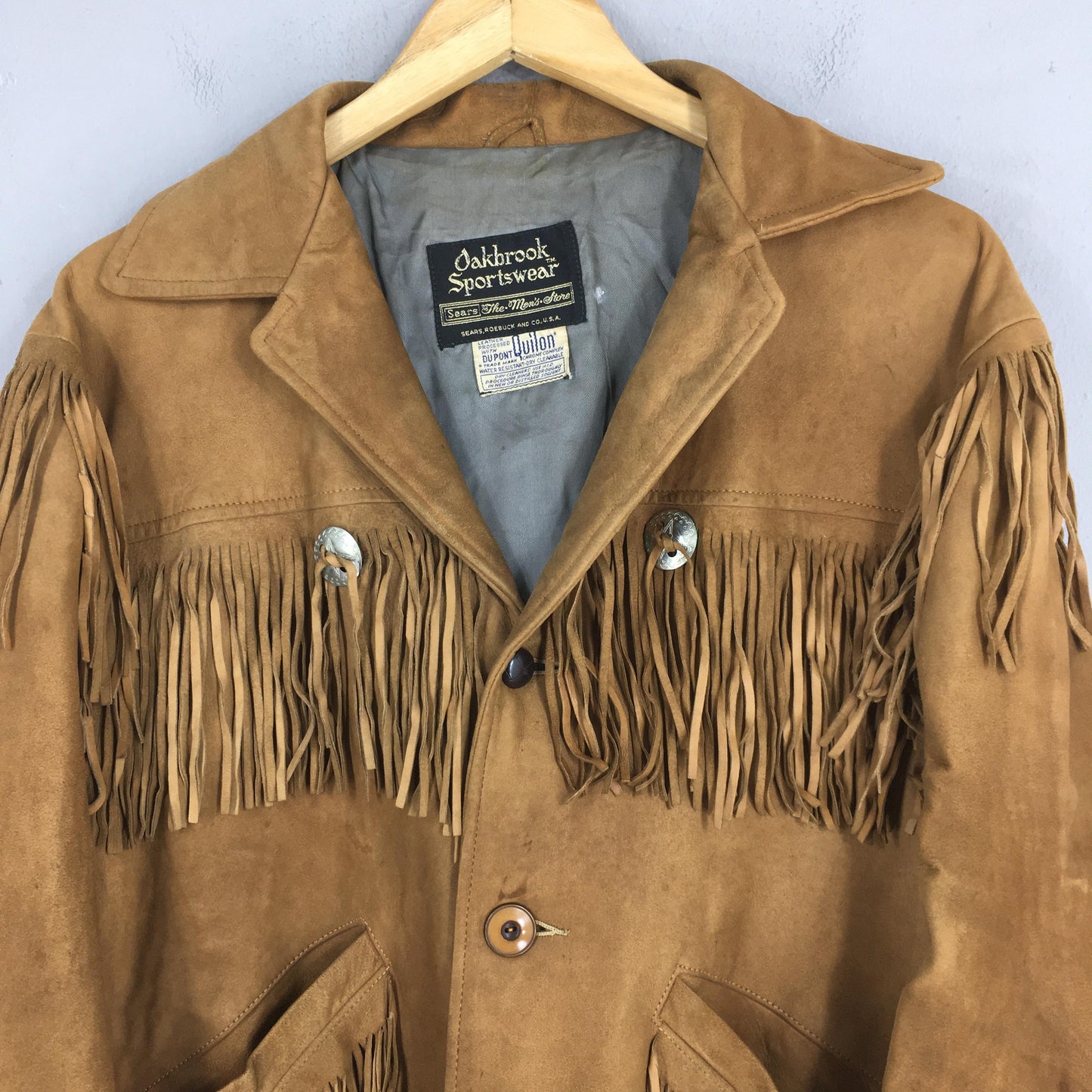 1960's Sears Roebuck Fringe Jacket Medium