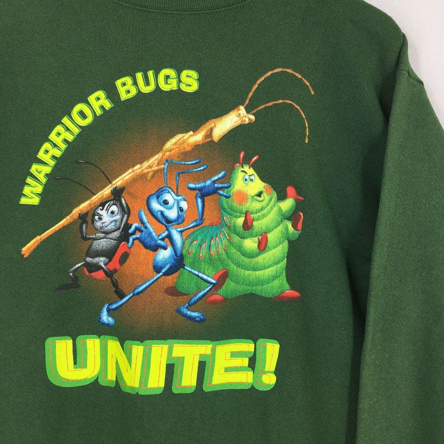 A Bug's Life Green Sweatshirt Small