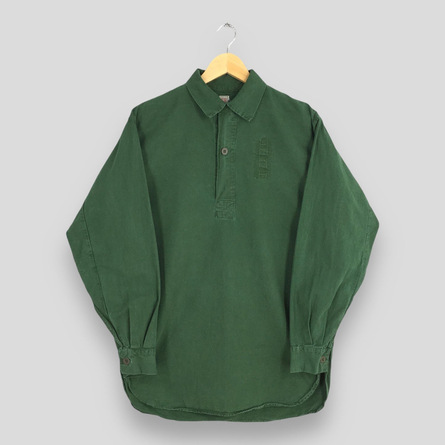 70s M59 Swedish Army Military Shirt Large