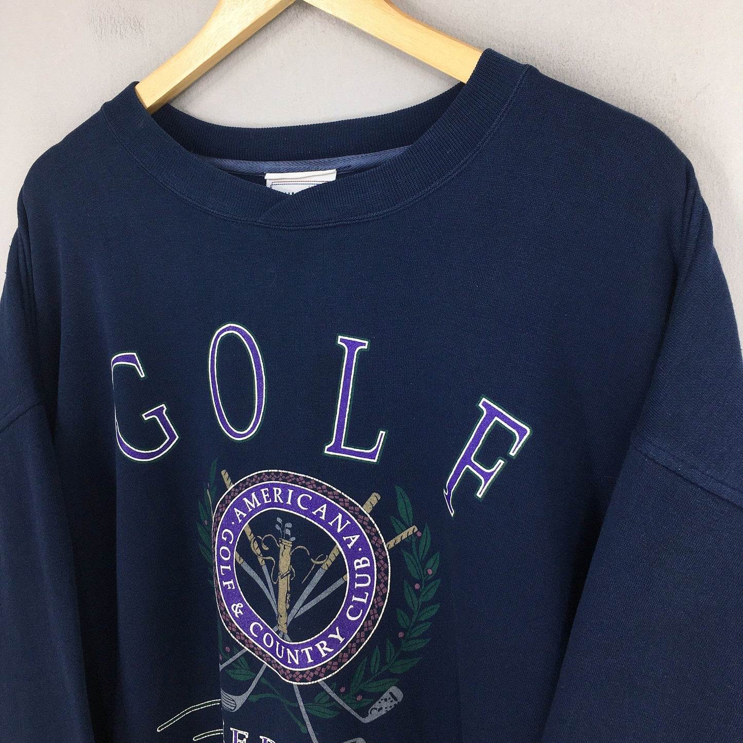 Golfer Golf Blue Sweatshirt XXLarge