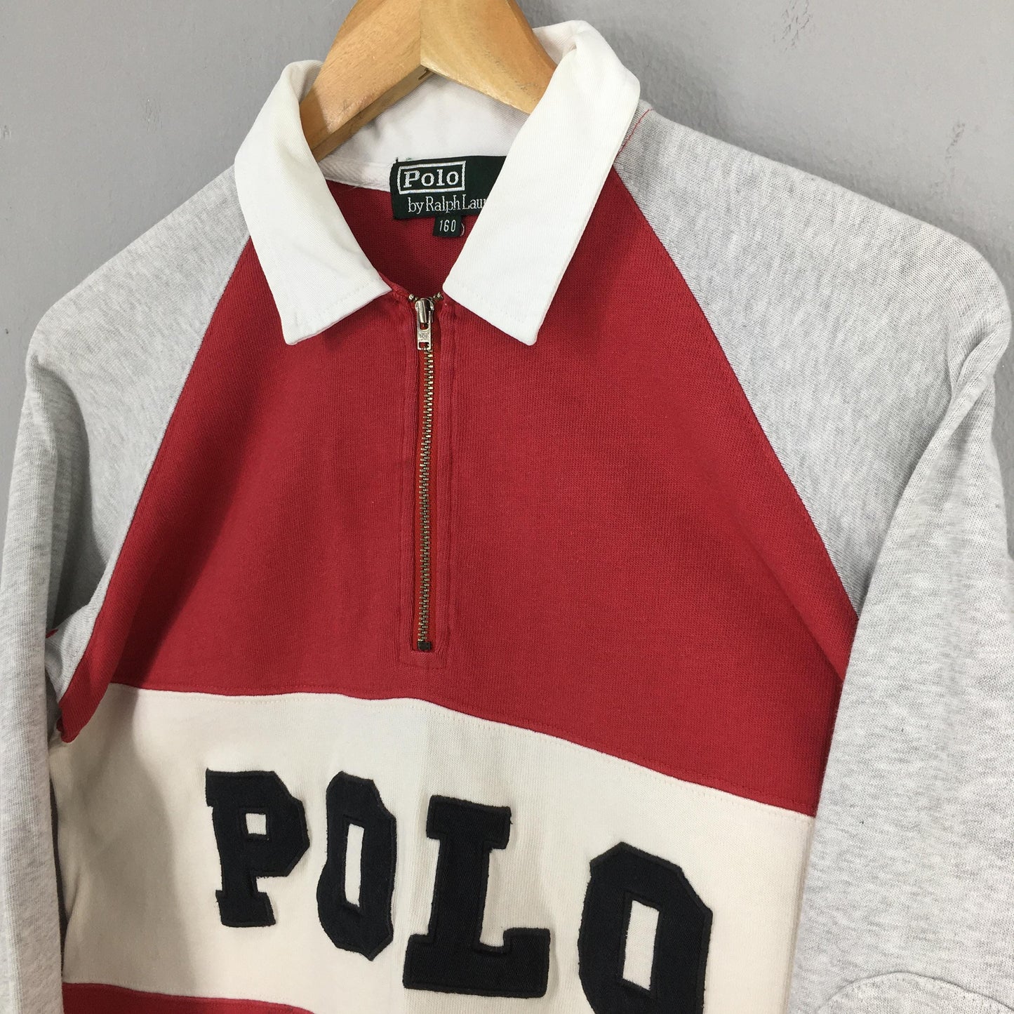 Polo Ralph Lauren Half Zipper Rugby Polo Shirt Small