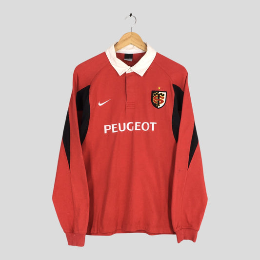 Nike Stade Toulousain Rugby Jersey Polo Rugby Shirt Large