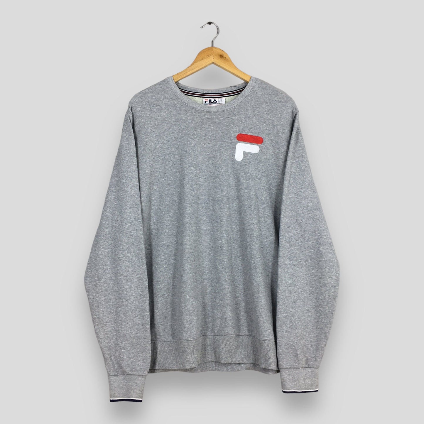 Fila Italia Gray Sweatshirt XLarge