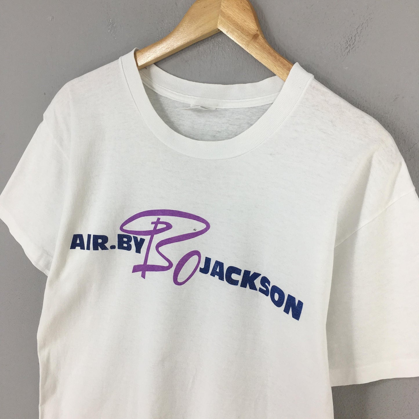 90s Nike Air Bo Jackson White T shirt Medium