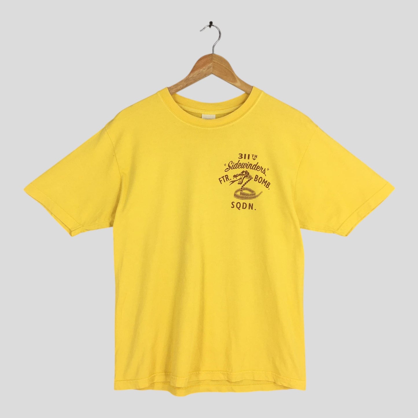 Buzz Rickson Us Air Forces Yellow T shirt Medium