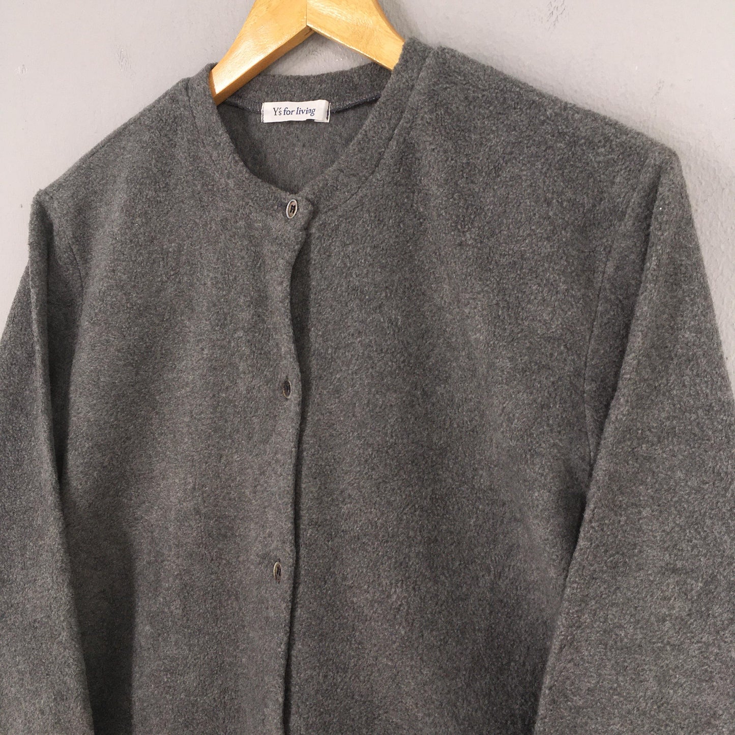 Y's For Living Yohji Yamamoto Fleece Cardigan Jacket Medium