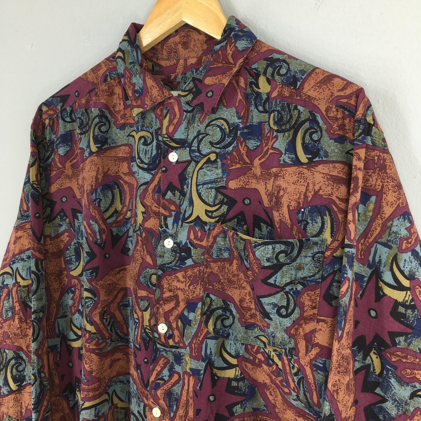 Psychedelic Pop Art Shirt XLarge