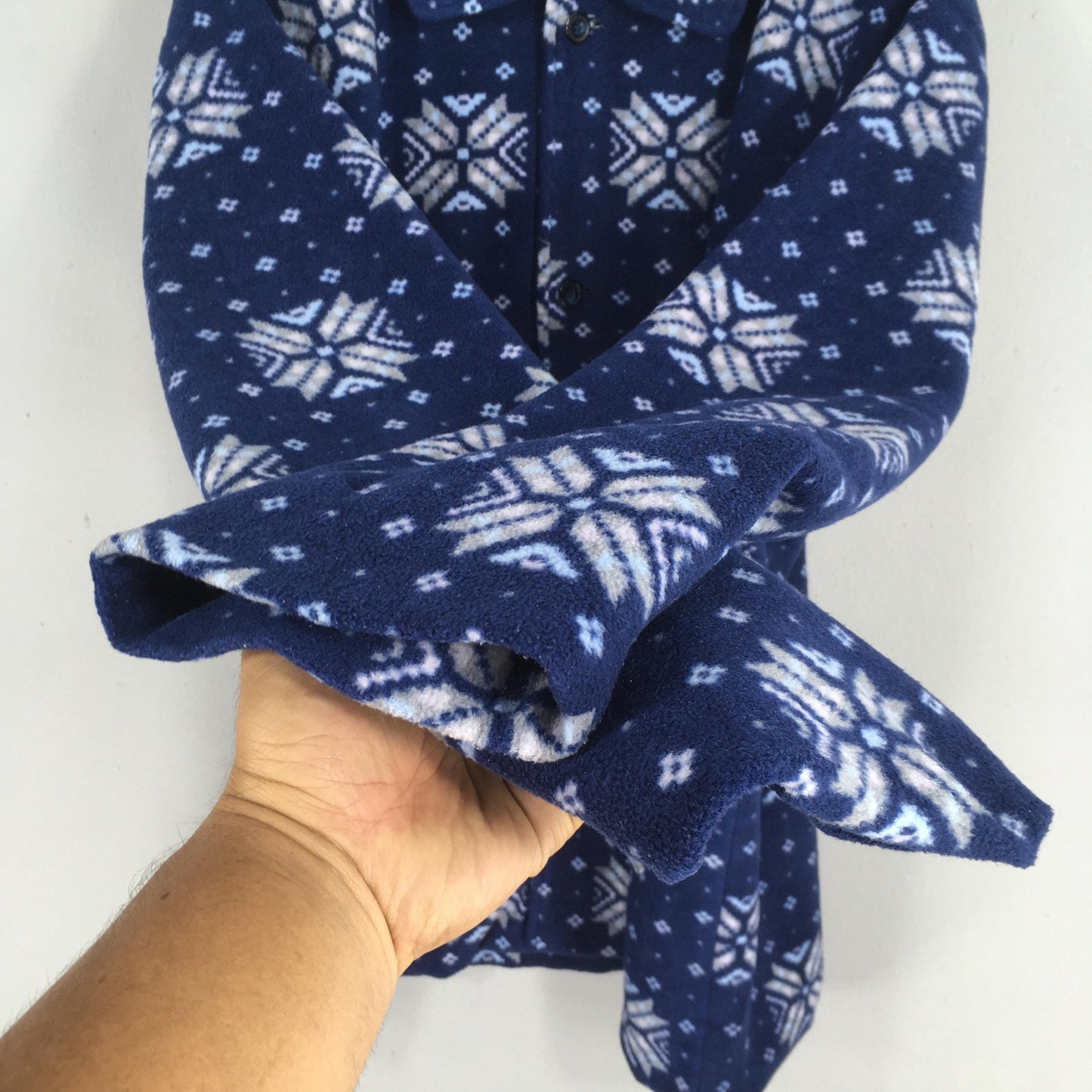 United Colors Of Benetton Blue Fleece Jacket XLarge