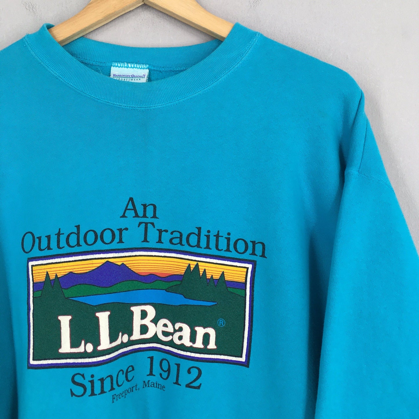 LL Bean Blue Sweatshirt Medium