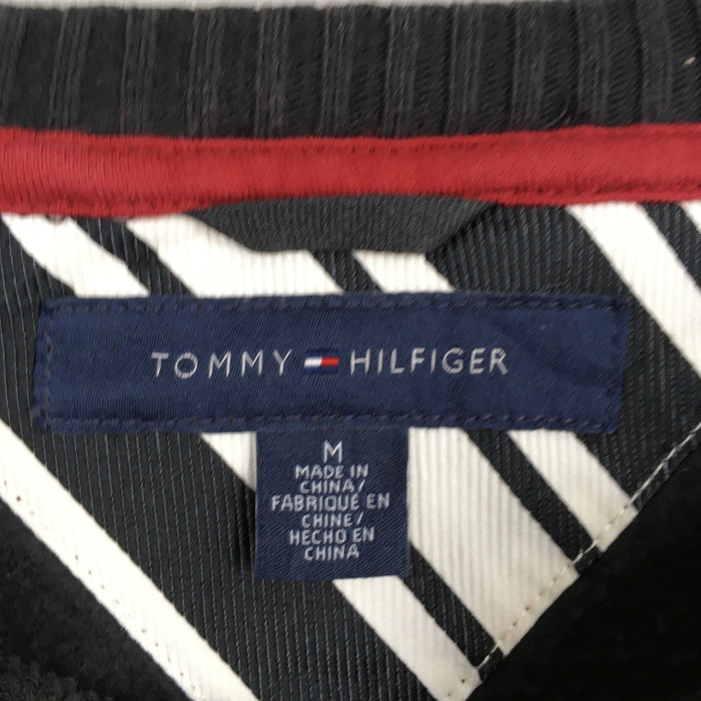 Tommy Hilfiger Plain Black Sweater Medium