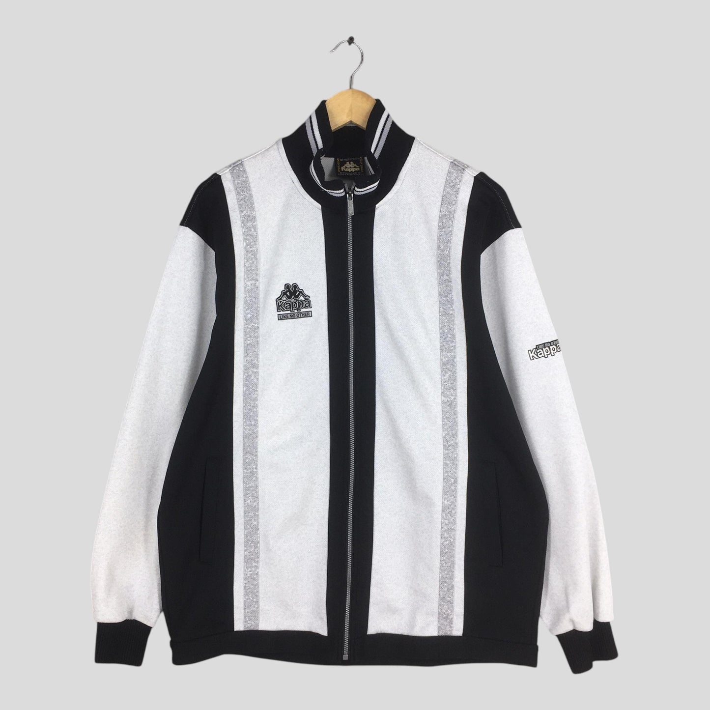 90s Kappa Sport White Track Top Jacket Large