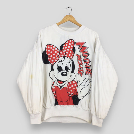 Minnie Mouse White Sweatshirt XLarge