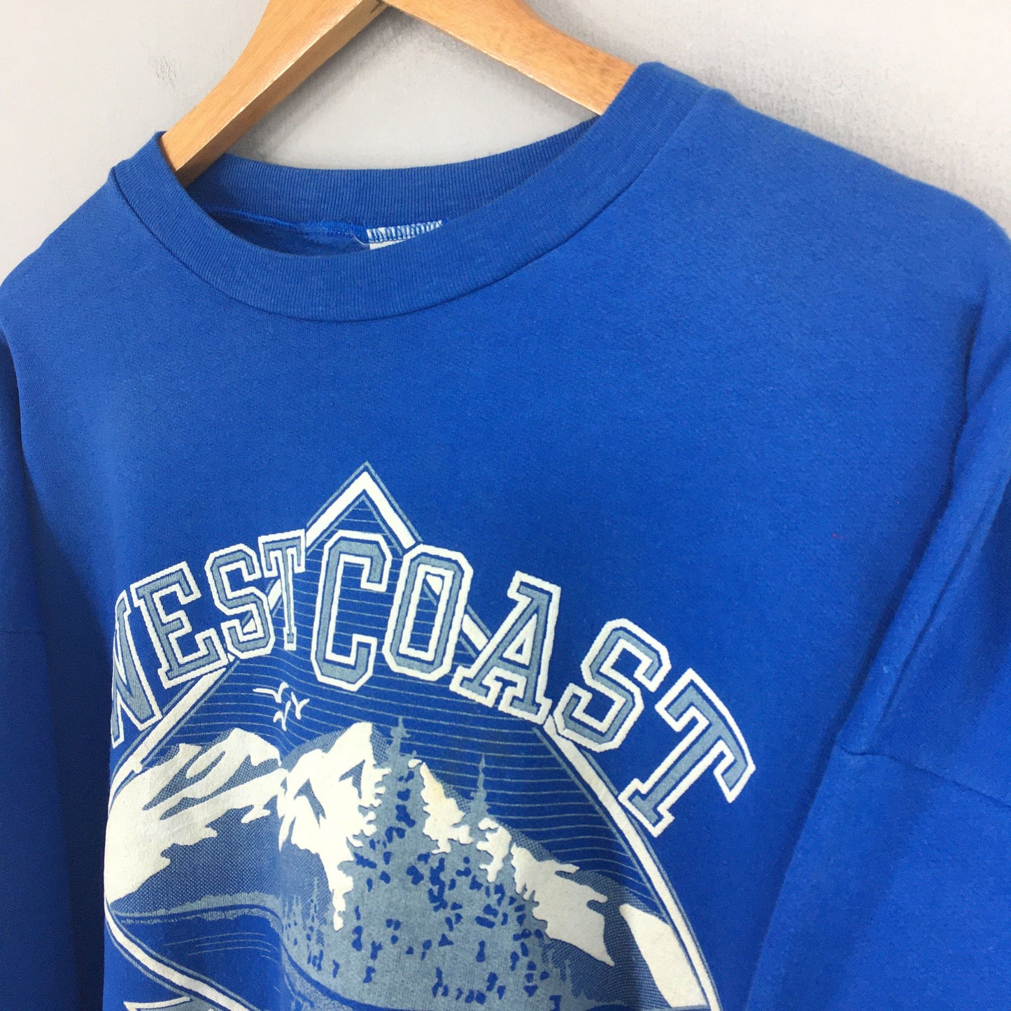 West Coast Canada Blue Sweatshirt Large