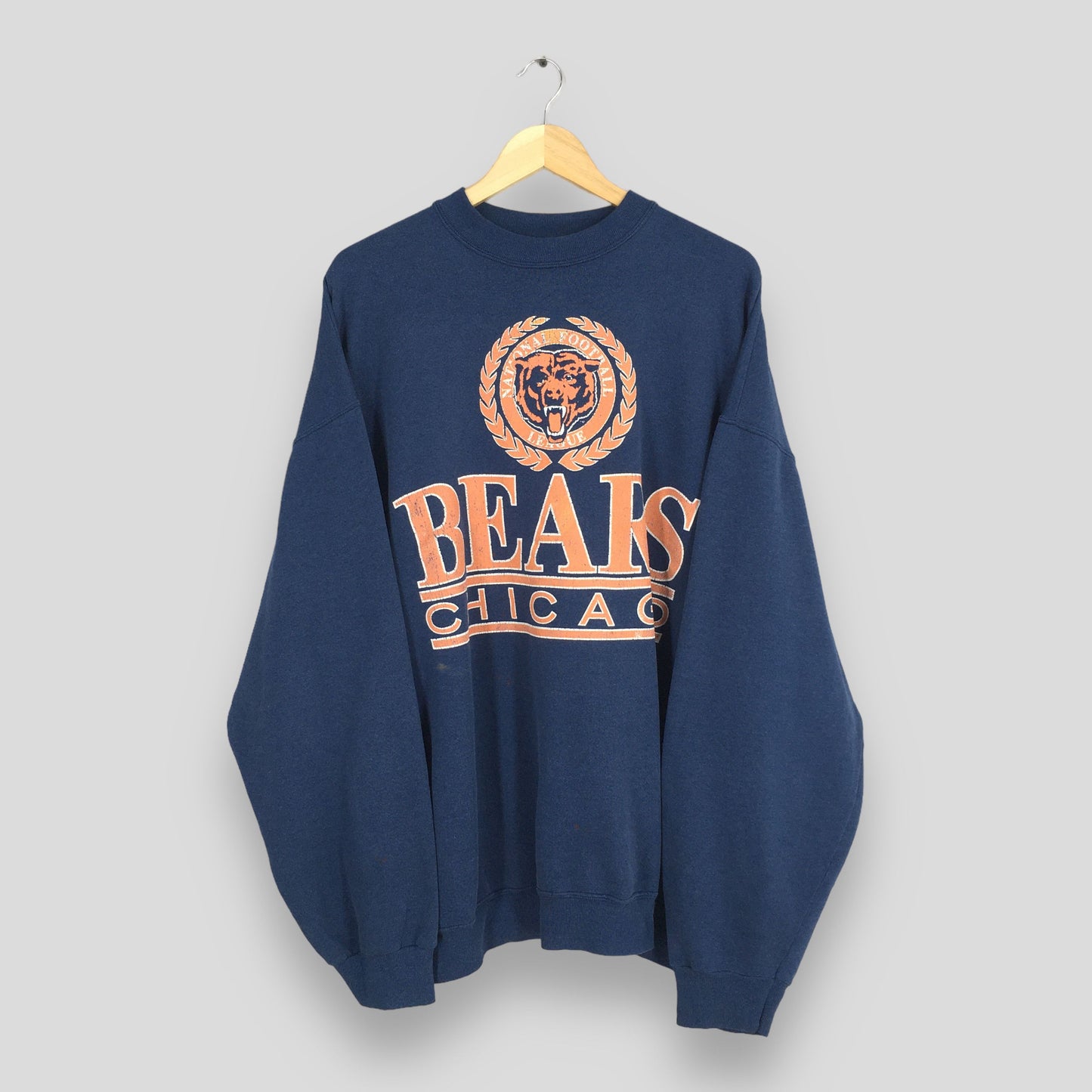 Chicago Bears Nfl Blue Sweatshirt XXLarge