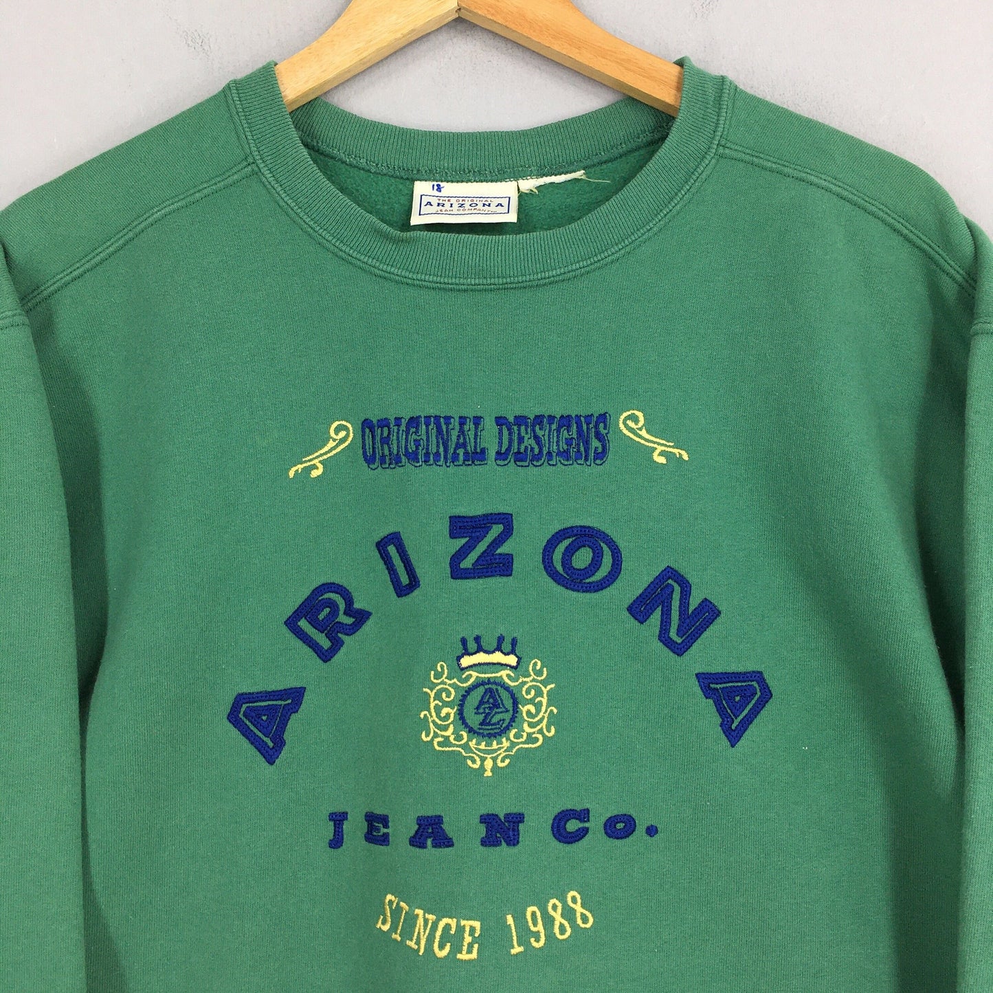 Arizona Jeans U.S.A Green Sweatshirt Medium