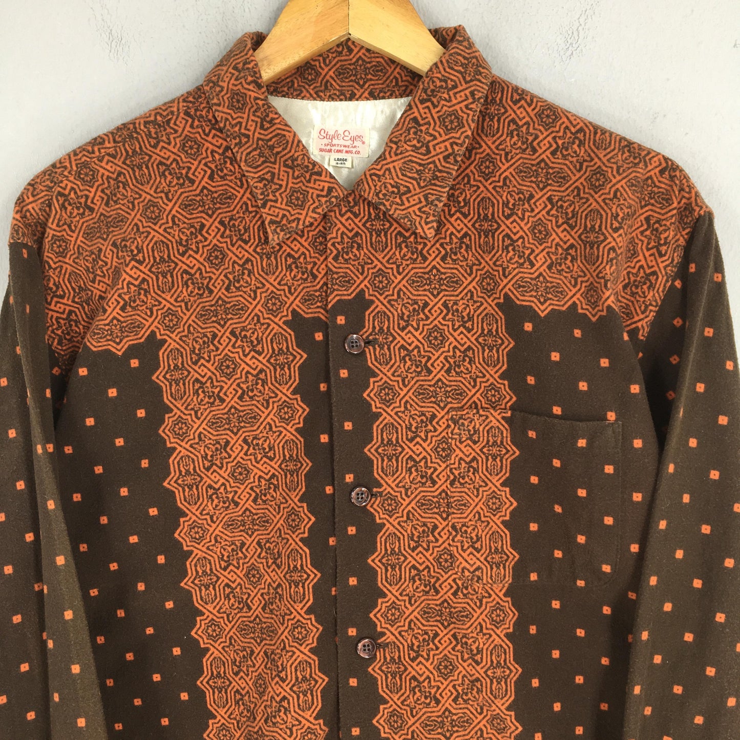 Sugar Cane MFG Co Japan Work Casual Shirt Large