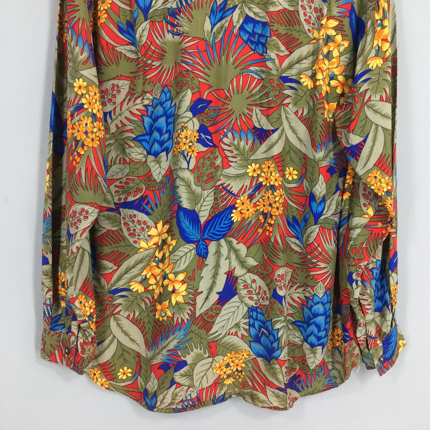 Flower Abstract Pattern Casual Shirt Medium