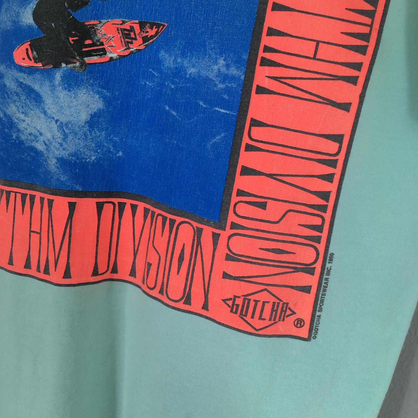 Gotcha Hawaii Surf Green T shirt Medium
