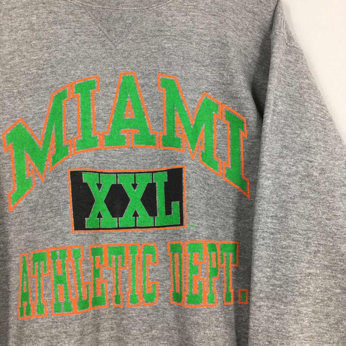 Miami Athletics Gray Sweatshirt XLarge