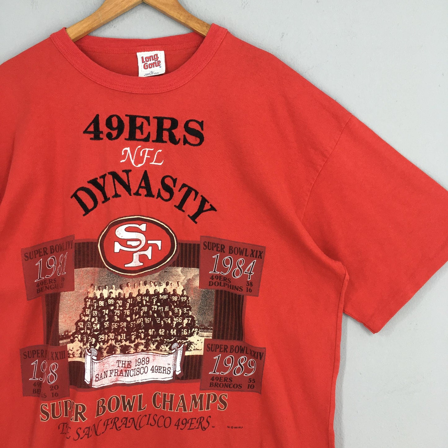 San Francisco 49ers NFL Red Tshirt XLarge