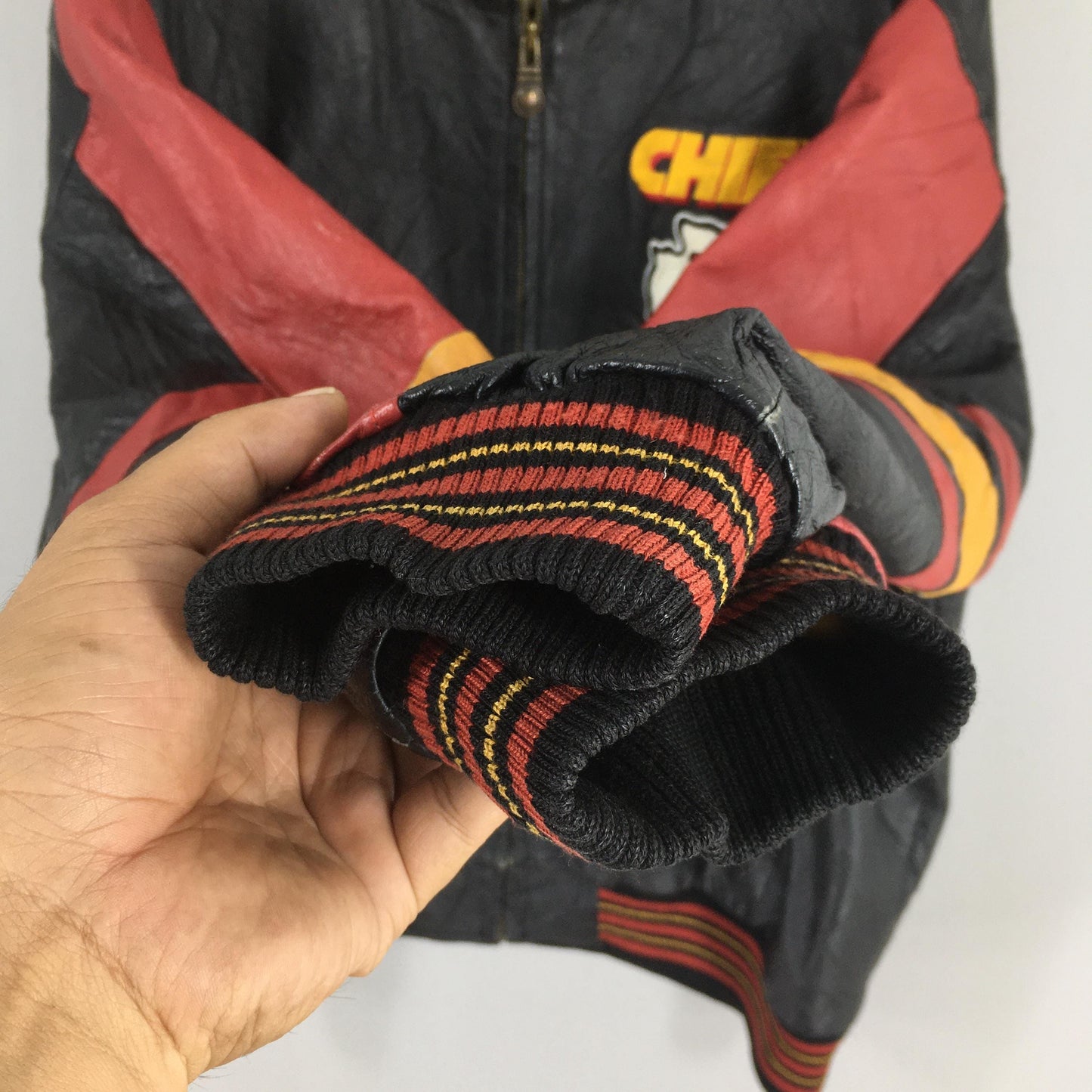 Kansas City Chiefs Nfl Football Carl Banks Varsity Jacket XLarge