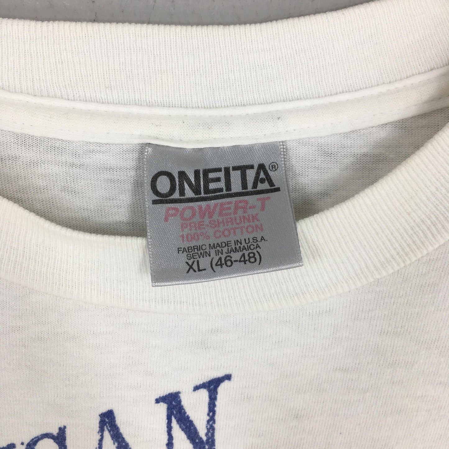 Michigan Wolverines NCAA White Tshirt XLarge