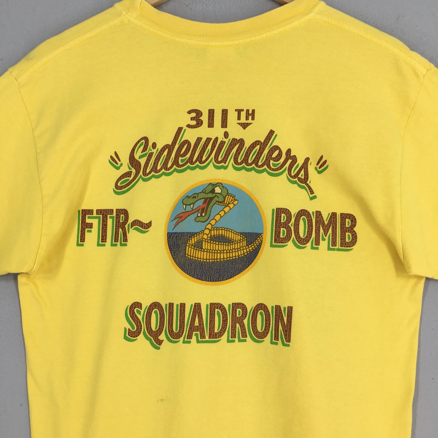 Buzz Rickson Us Air Forces Yellow T shirt Medium