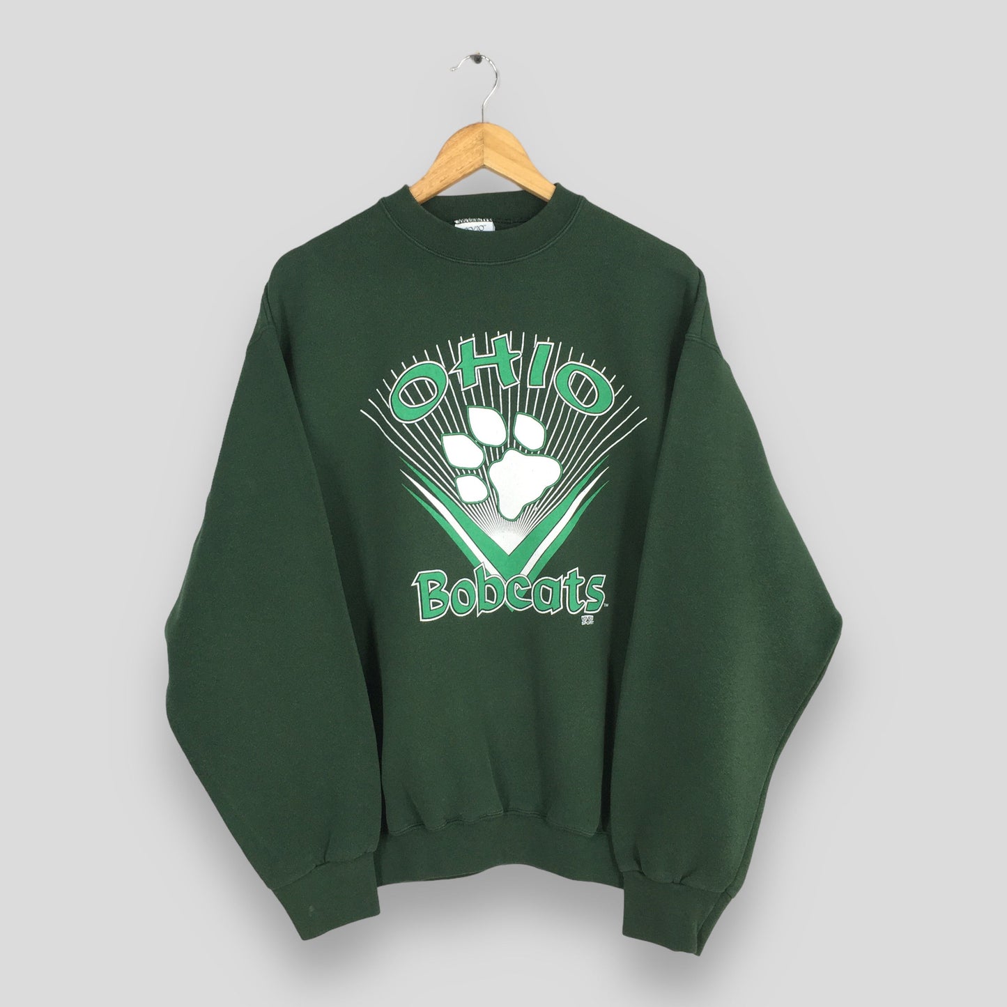 Ohio Bobcats Green Sweatshirt Large