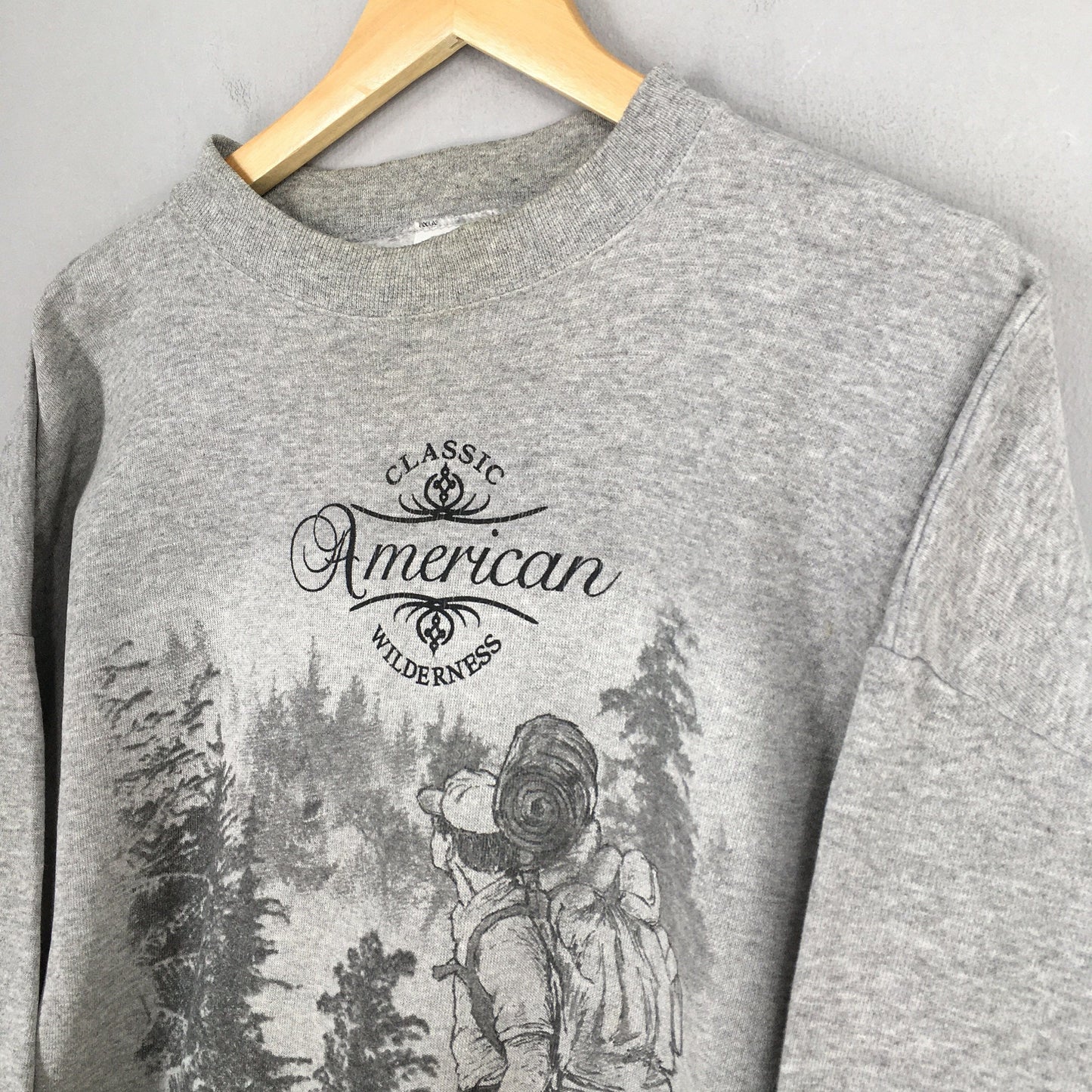 American Wilderness Deer Sweatshirt XLarge