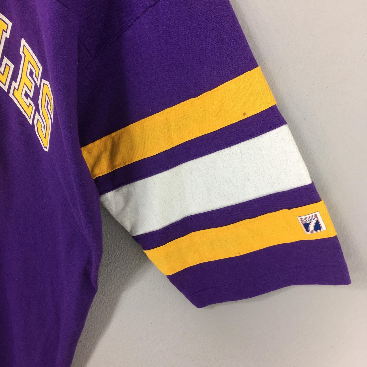 90s Los Angeles Lakers NBA Purple T shirt XLarge