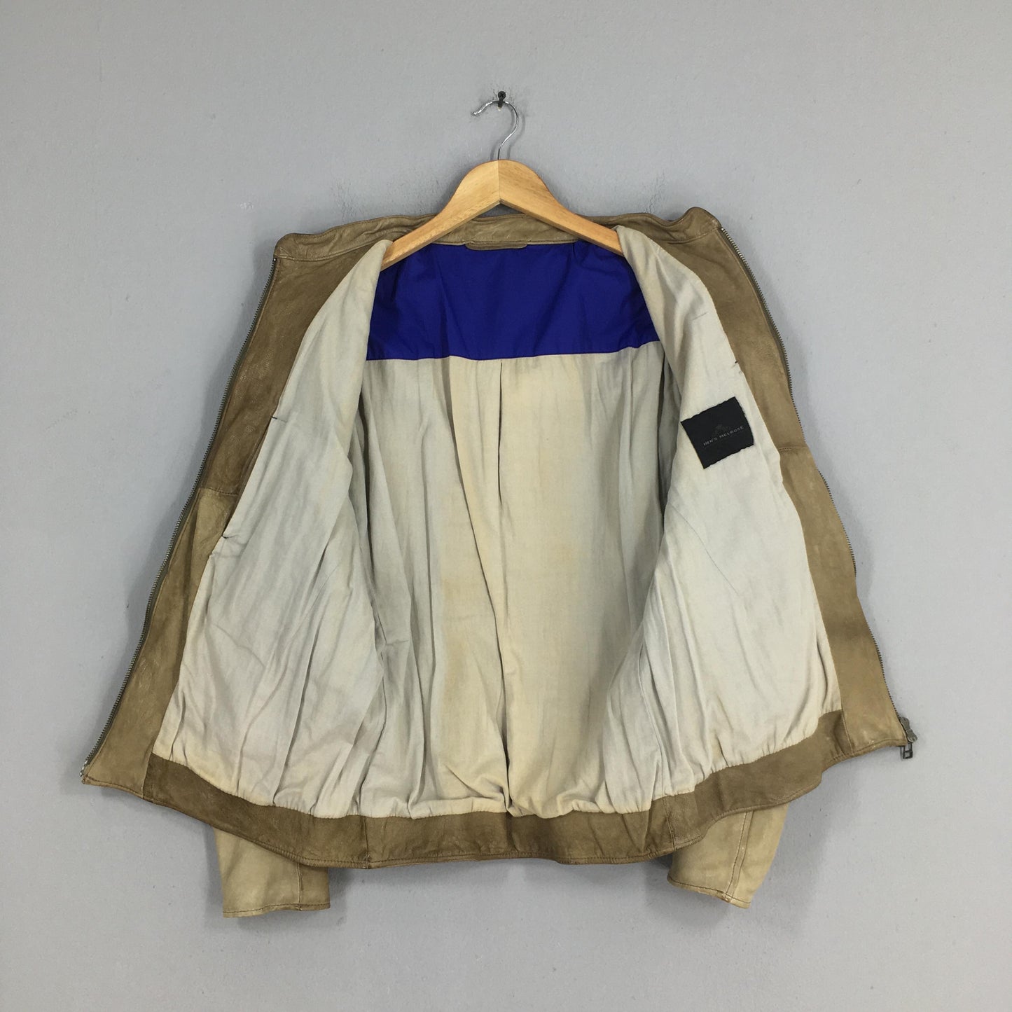 Men's Melrose Sheepskin Leather Jacket Small