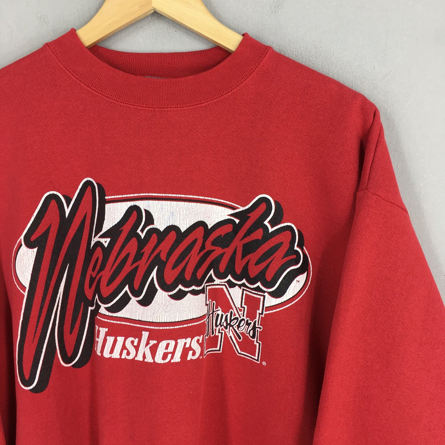 Nebraska Huskers Football Sweatshirt Large