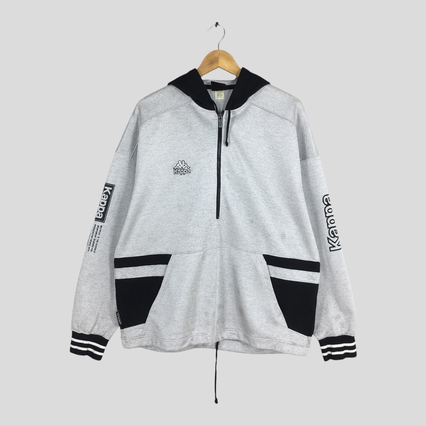 90s Kappa Sport White Track Top Jacket XLarge