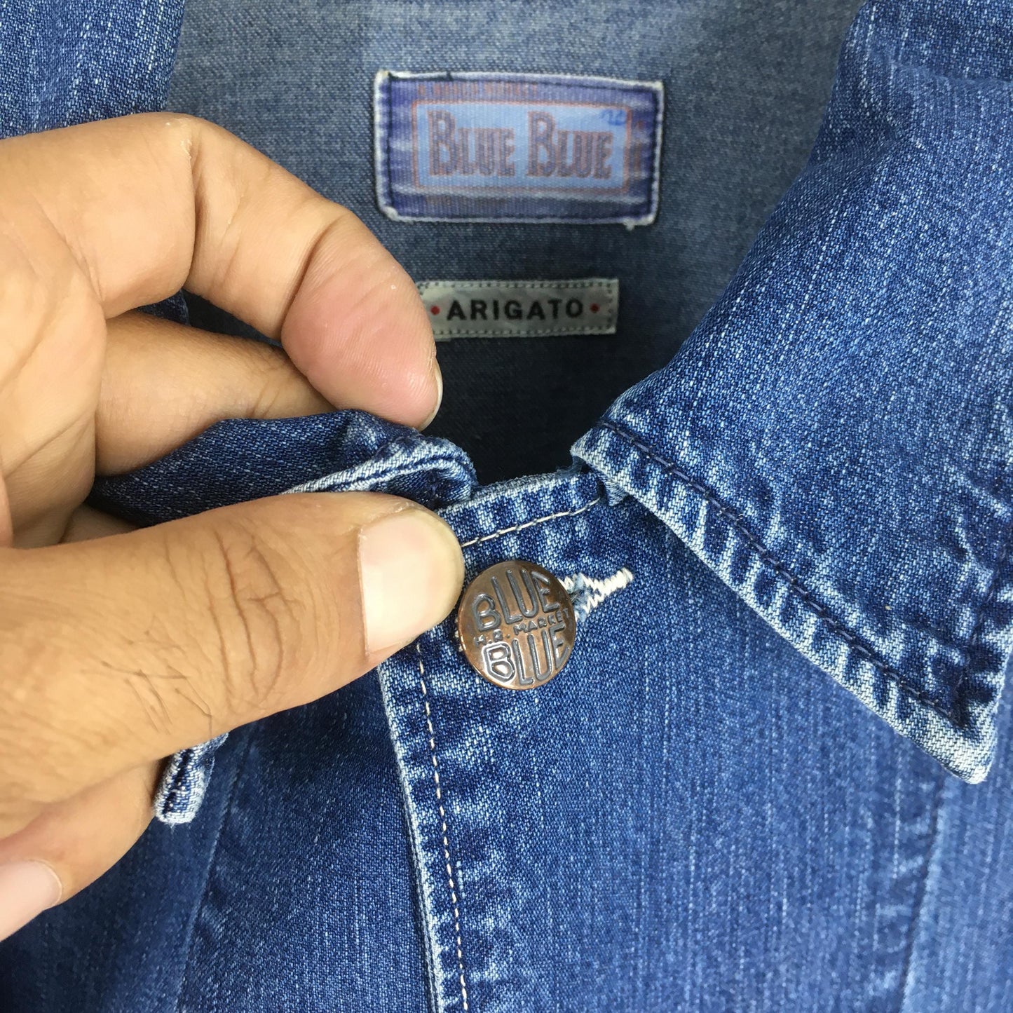 Blue Blue Arigato Japan Denim Jacket Large