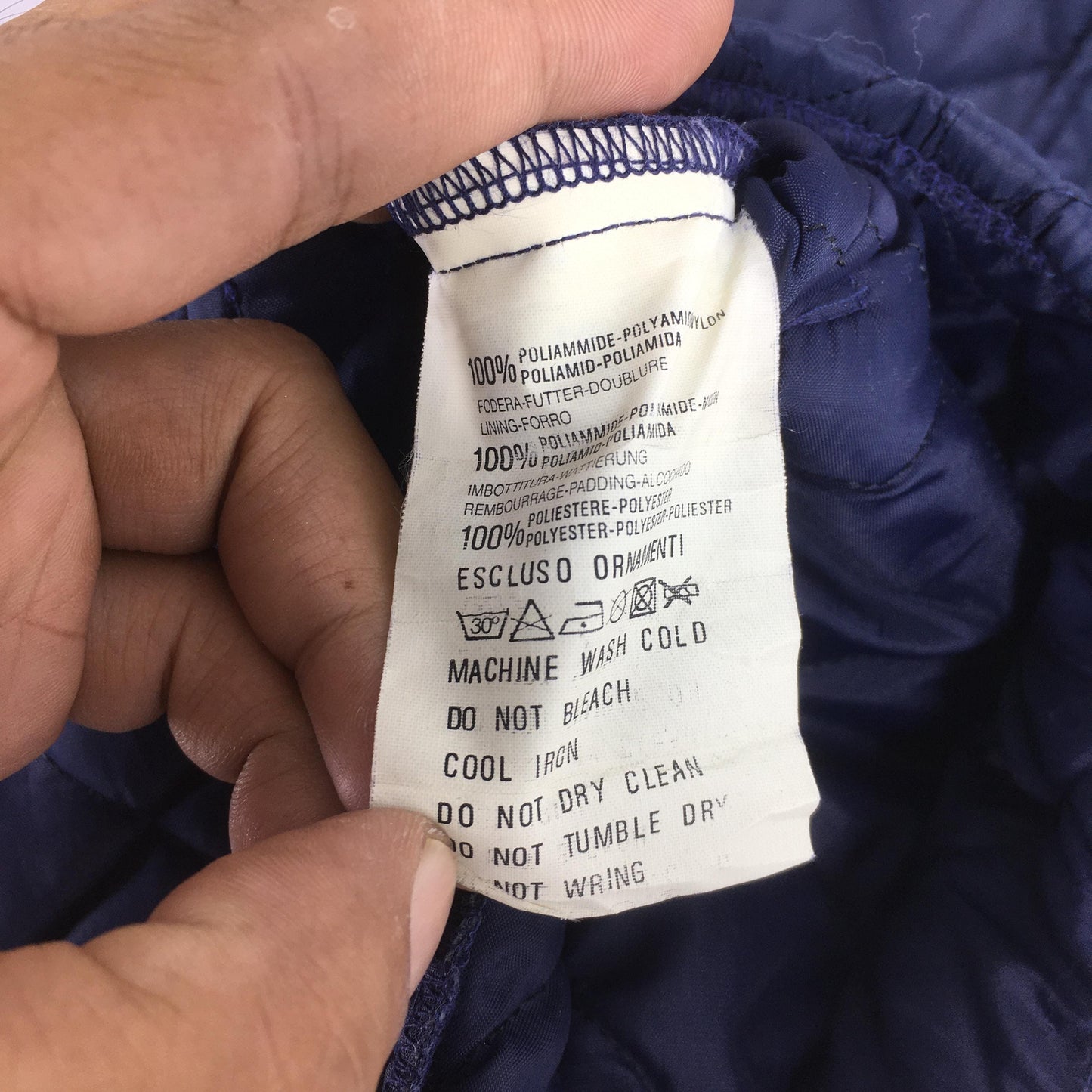 UCB Benetton Formula One Embroidery Blue Jacket Medium