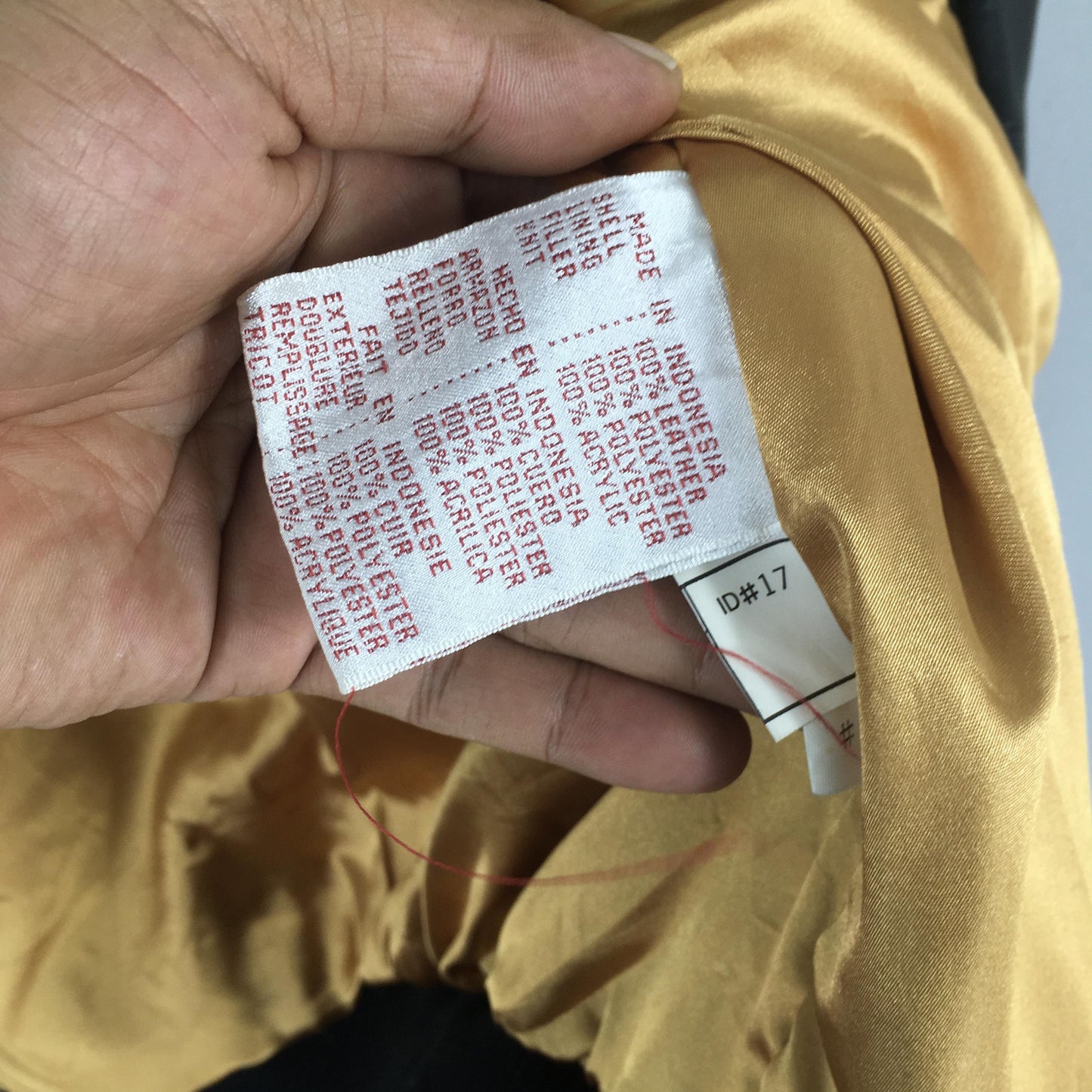 San Francisco 49ERS Red Black Bomber Leather Jacket Large