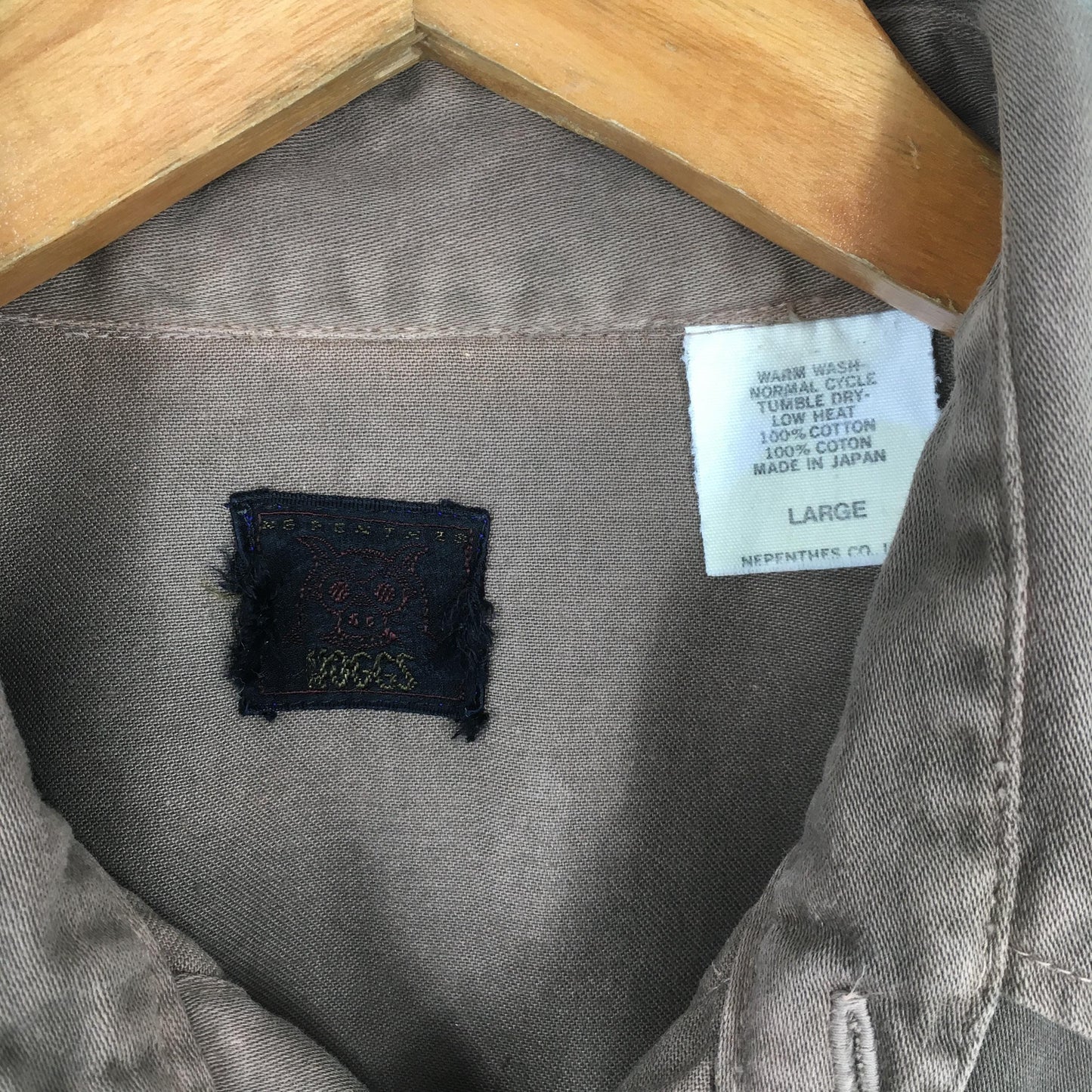 Nepenthes Hoggs Western Brown Shirt Large