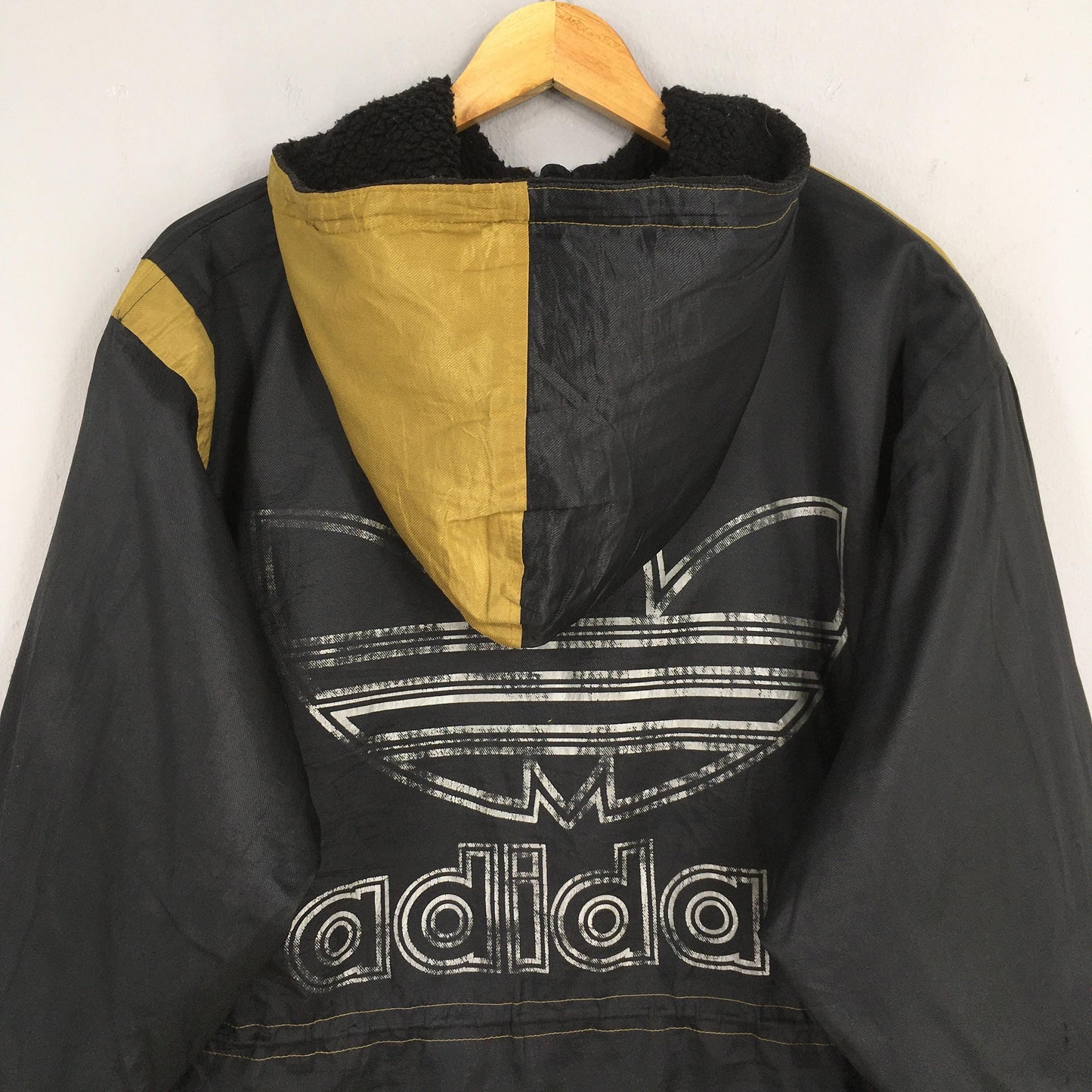 Adidas Trefoil Logo Multicolor Hoodie Jacket Large