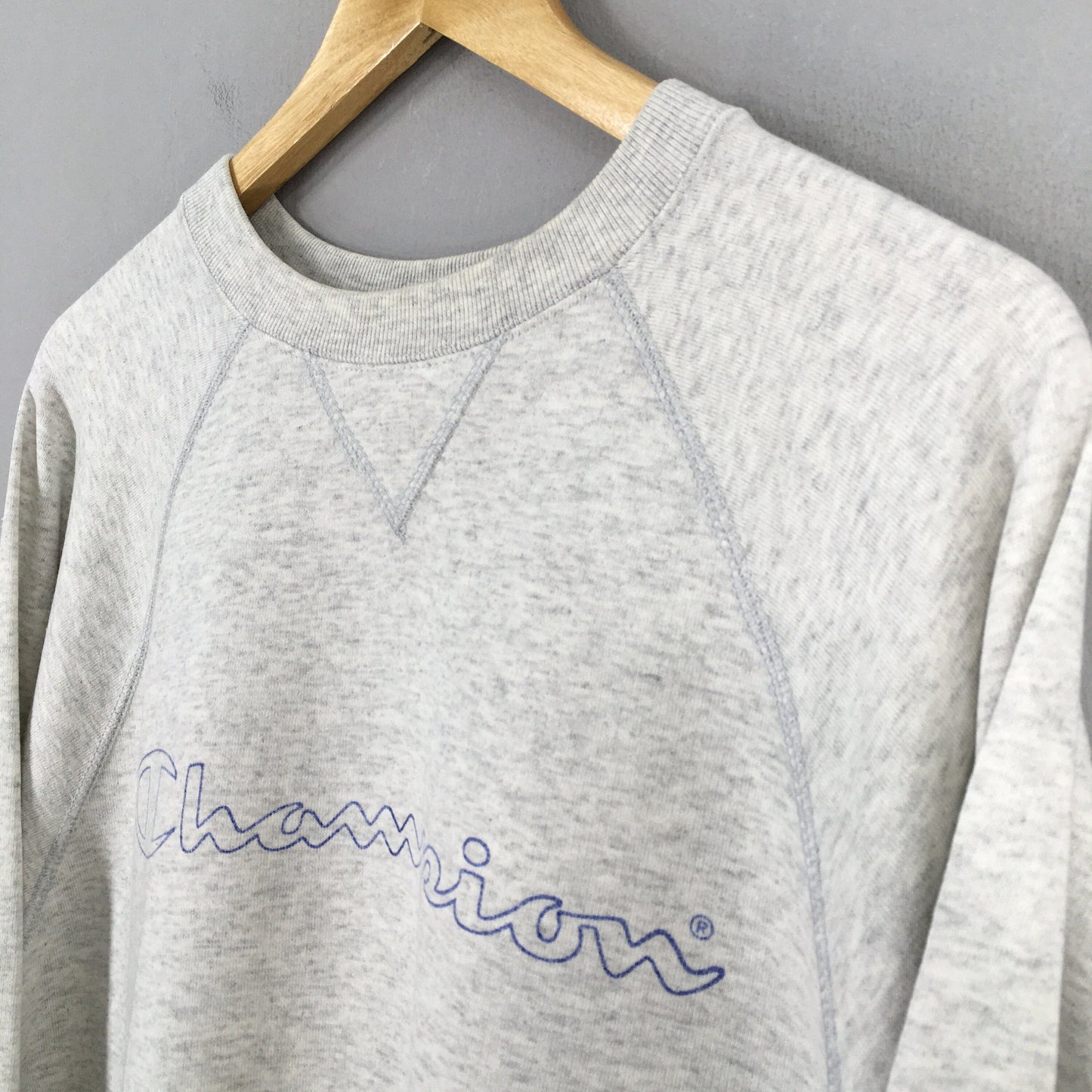 Champion Script Logo Sweatshirt Large