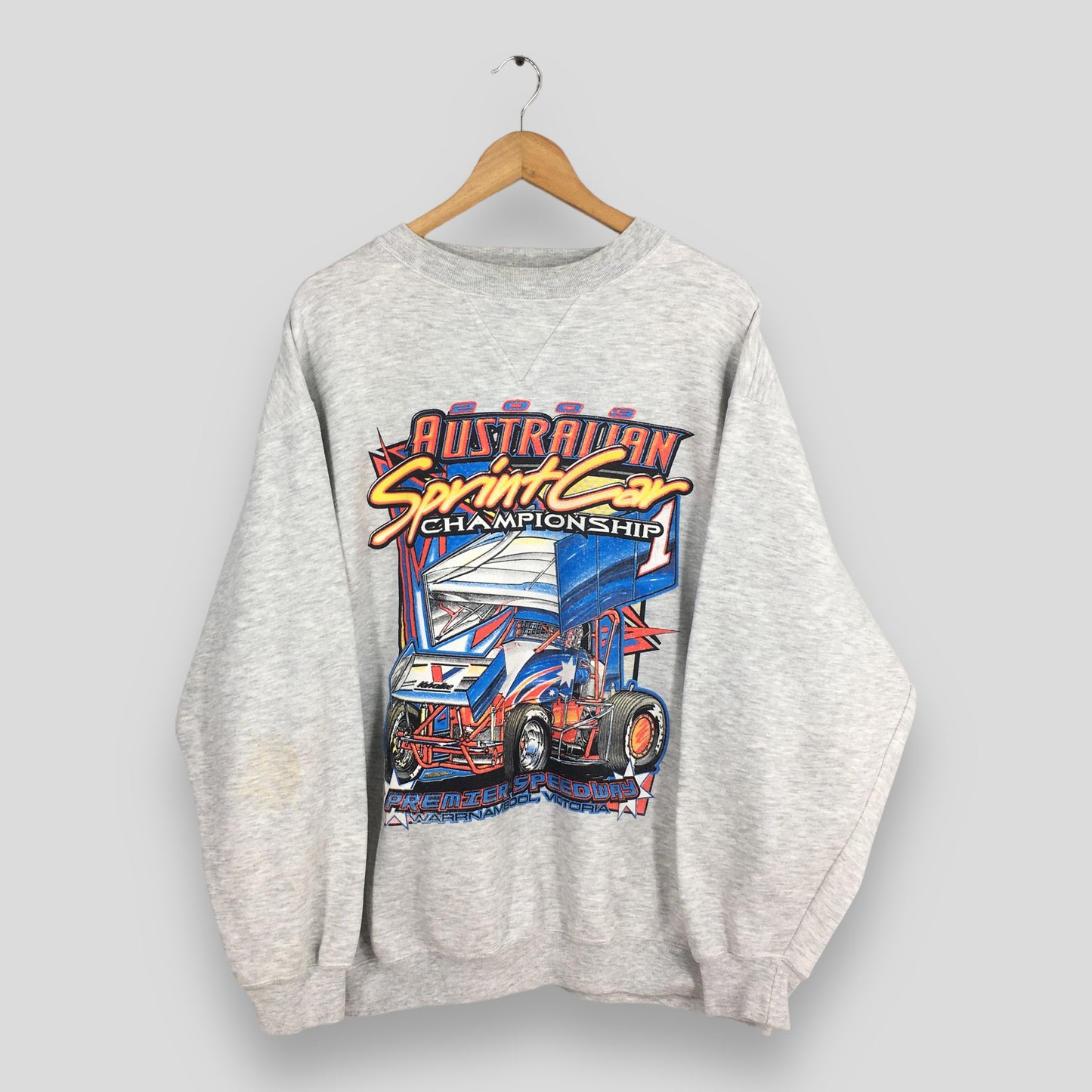 Nascar Australian Sprint Car Pullover Sweatshirt XLarge