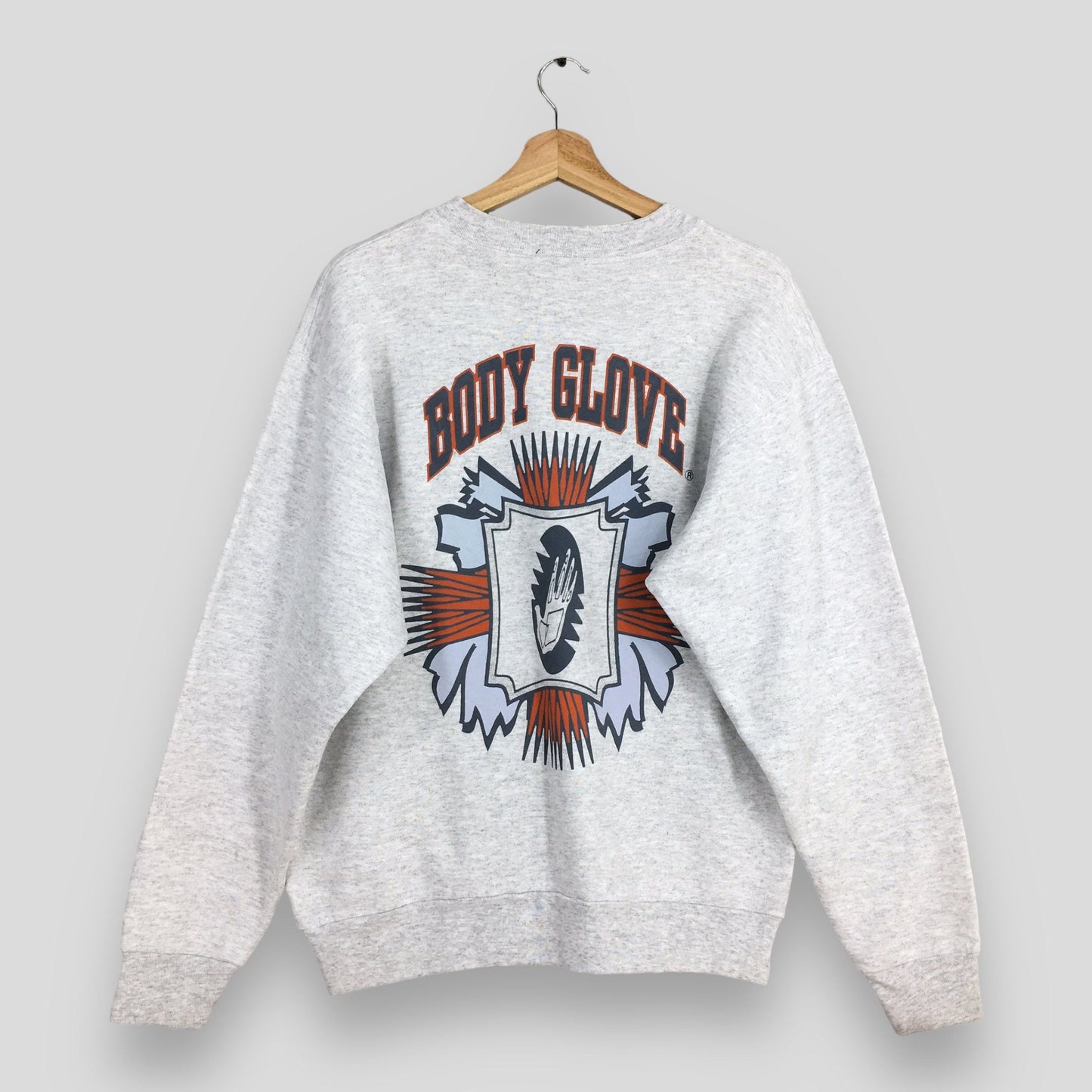 Body Glove Surfing Gray Sweatshirt Medium