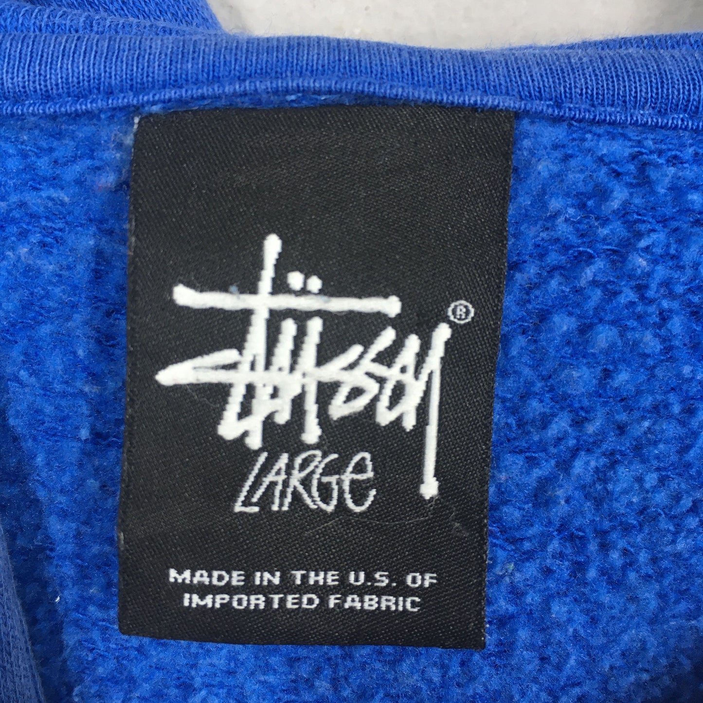 Stussy Logo Hoodie Sweatshirt Large